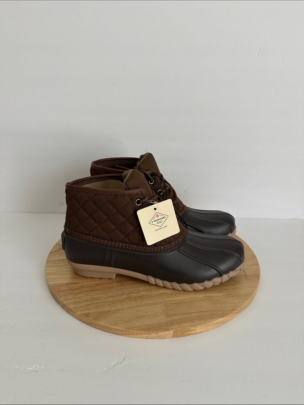 St. John's Bay Womens Denton Flat Heel Rain Boots